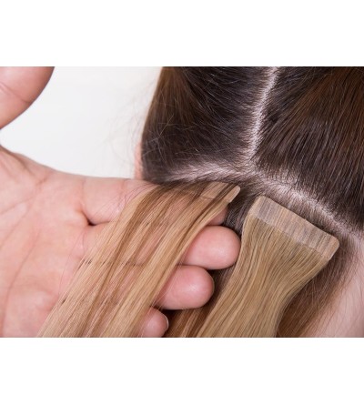 Colocacion de Extensiones en Bandas Adhesivas o Tape