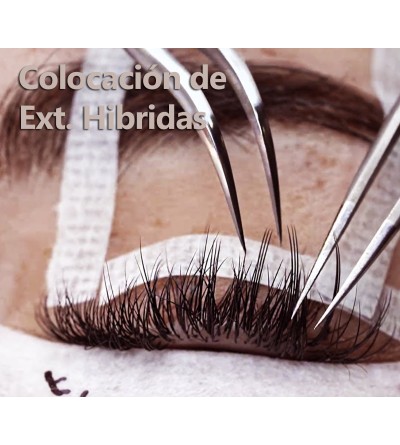 Colocacion de extensiones de pestañas Hibridas